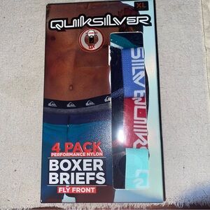 Quiksilver Men's Boxer Brief. SZ XL NIB   4 pack.